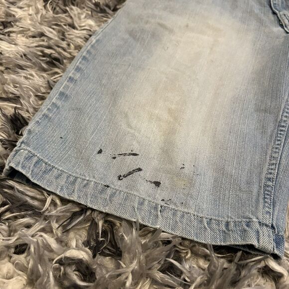 Vintage Y2K Phat FarmBlue Jean Shorts Jorts Grunge Skater Baggy Size 30 Mens - Picture 5 of 12